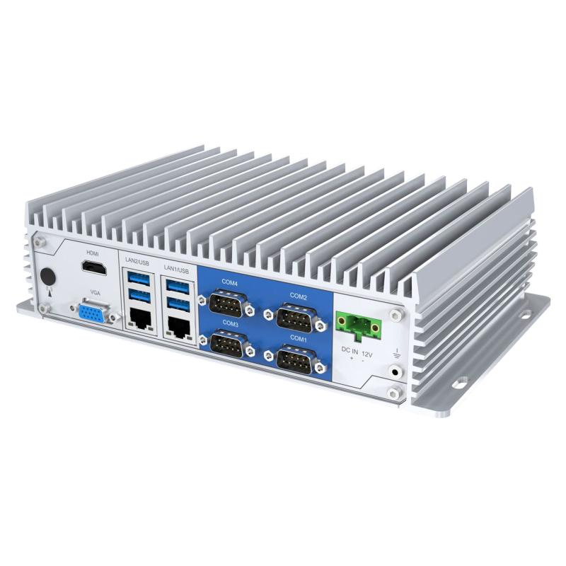 PicoSYS 2240, J6412 CPU, 8GB RAM, 128GB 2.5'' SSD, 4x RS232/485, 2x RS232, lüfterlos