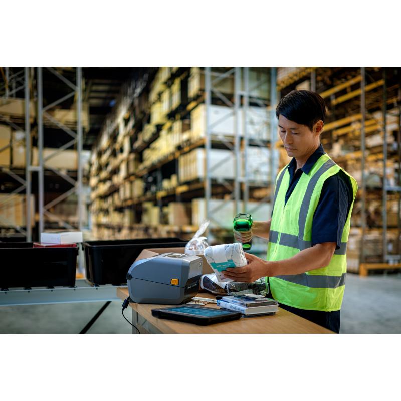 Zebra DS3678, BT, 2D, XR, SE58, FIPS, Multi-IF, Kit (RS232), Siemens Industrial, schwarz, grün