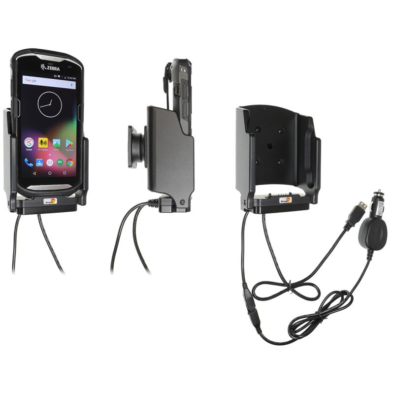 Brodit Aktiv Halterung mit Zigarettenanz&uuml;nder-Stecker - Zebra TC51