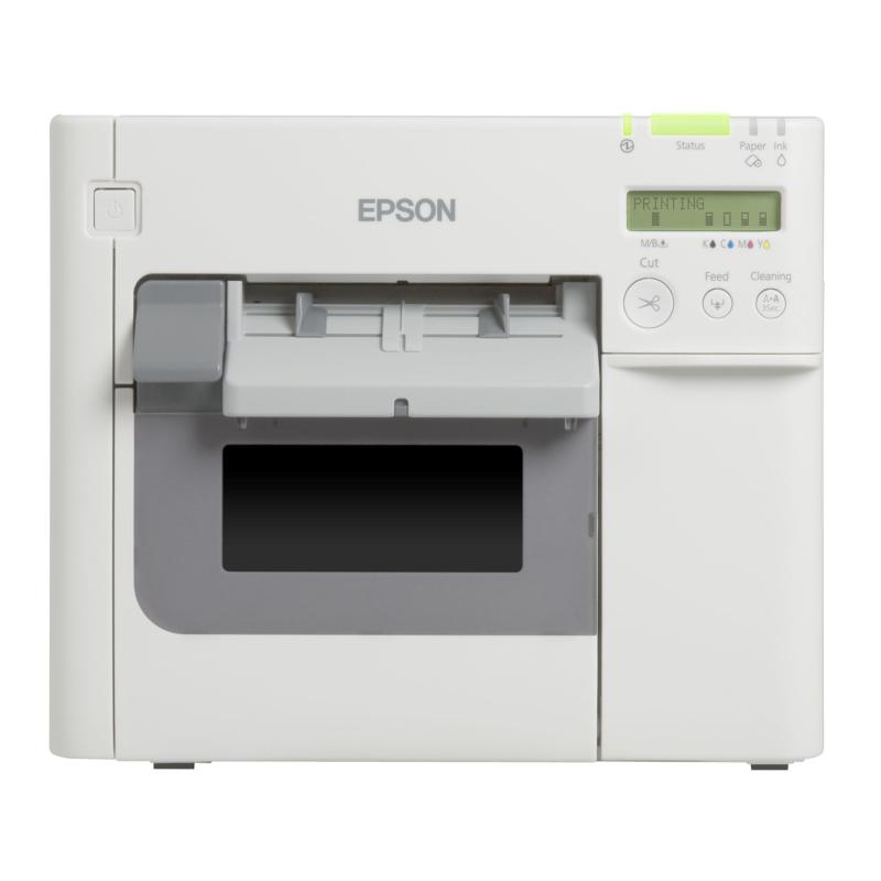 Epson ColorWorks C3500, Cutter, Disp., USB, Ethernet, NiceLabel, wei&szlig;