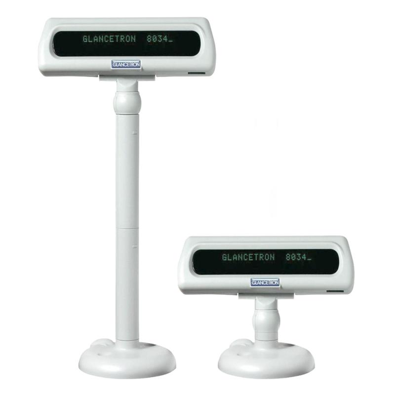 Fluoreszierendes POS Display (Typ1) seriell, wei&szlig;