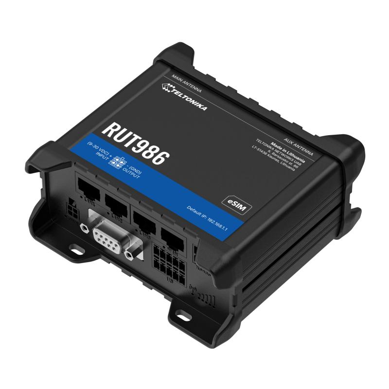 Teltonika RUT986 industrieller globaler LTE Cat4 Router